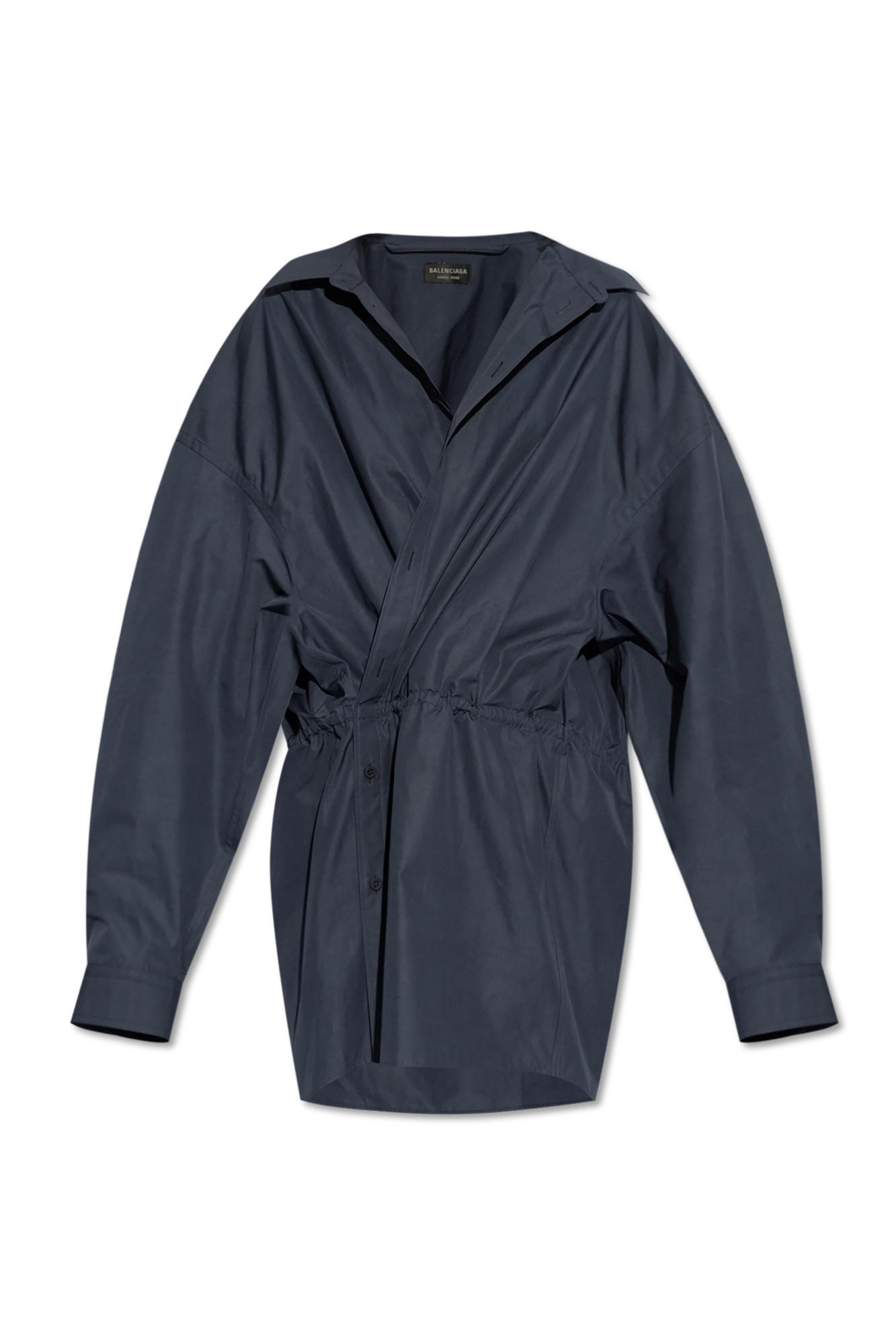 Balenciaga Cotton dress with draping | Women's Clothing | Vitkac